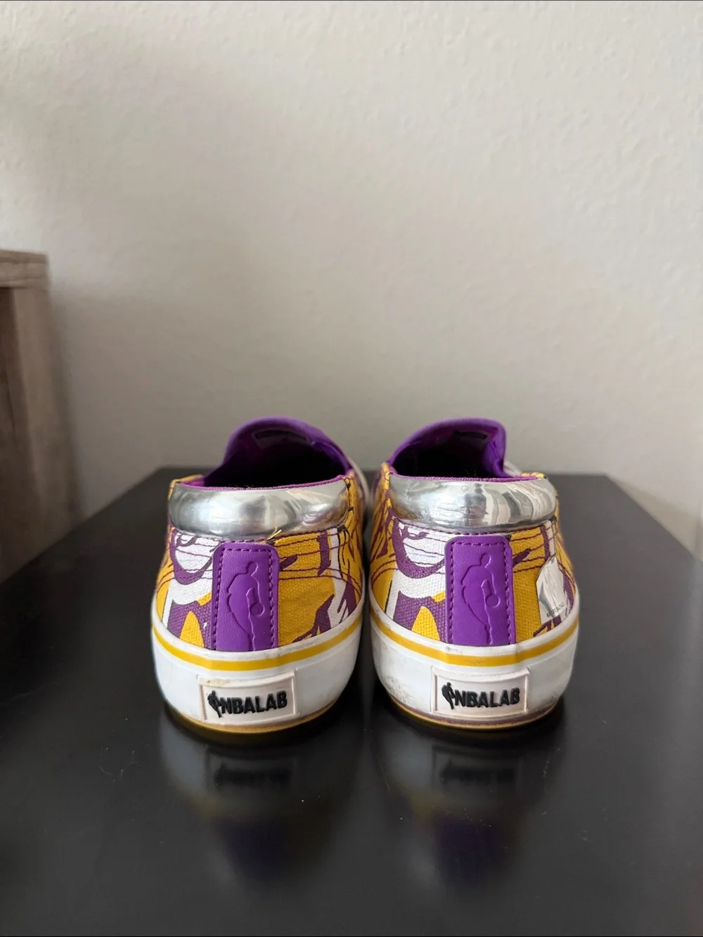 Los Angeles Lakers Slip-On Canvas Shoes